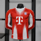 2025-26 Bayern Múnich Versión Jugador Local Manga Larga