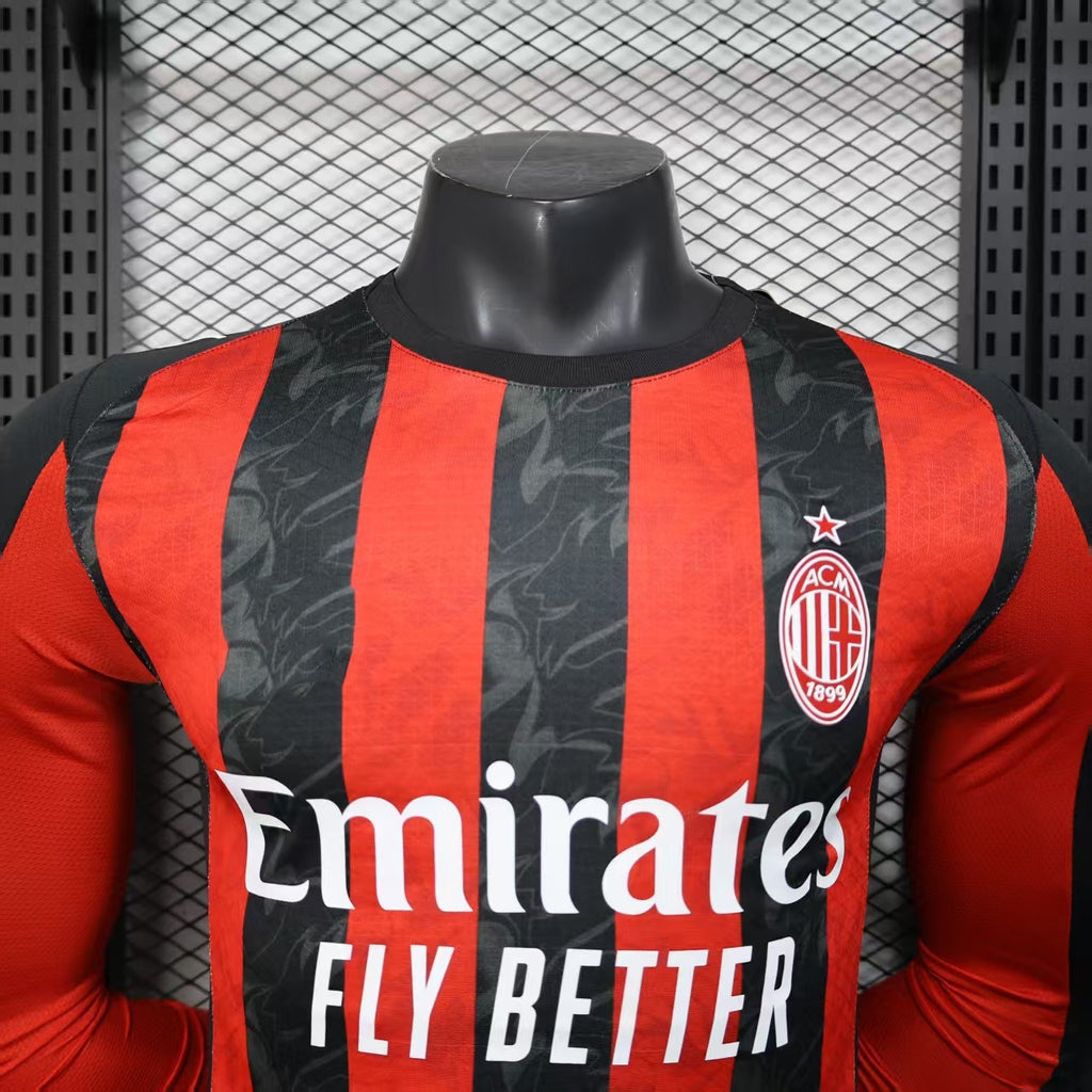 2025-26 AC Milan Home Player Version Long sleeves