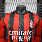 2025-26 AC Milan Home Player Version Long sleeves
