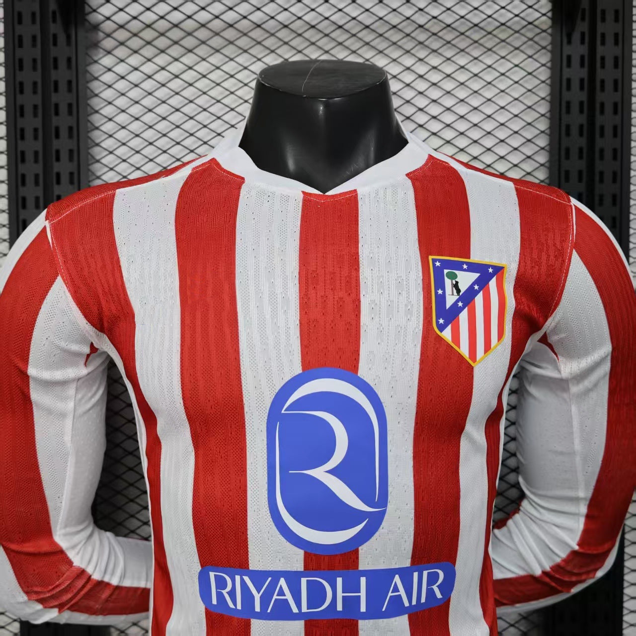 2025-26 Atletico Madrid Home Player Version Long sleeves