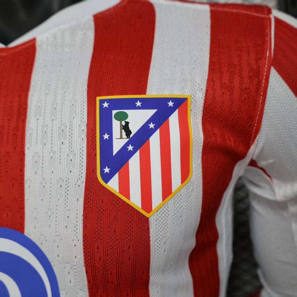 2025-26 Atletico Madrid Home Player Version Long sleeves