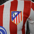 2025-26 Atletico Madrid Home Player Version Long sleeves
