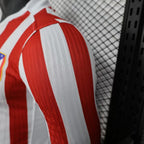 2025-26 Atletico Madrid Home Player Version Long sleeves