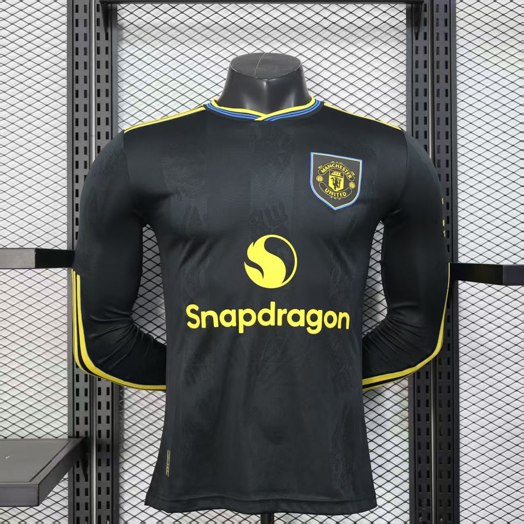 2025-26 Manchester City Second Away Player Version Long sleeves