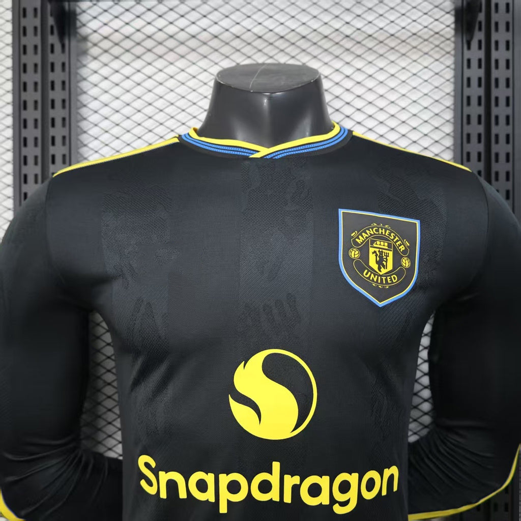 2025-26 Manchester City Second Away Player Version Long sleeves