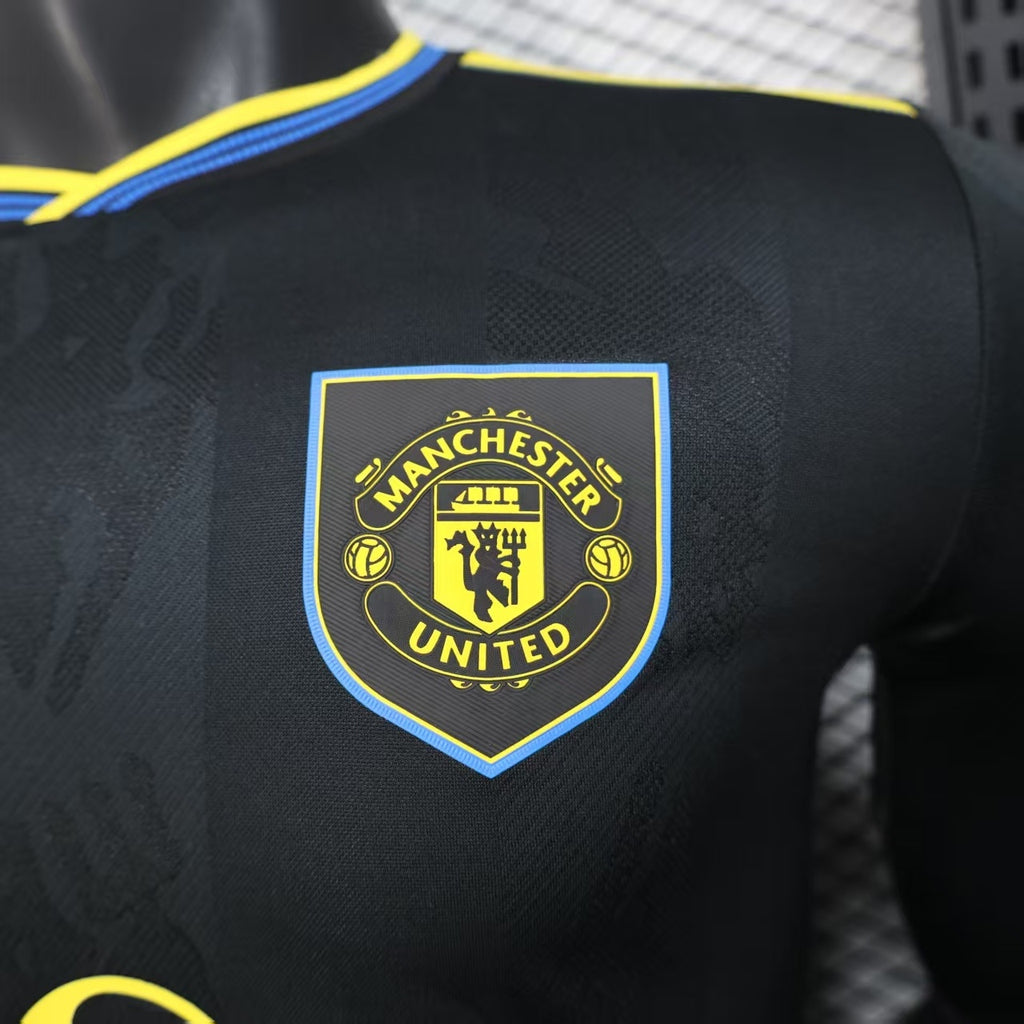 2025-26 Manchester City Second Away Player Version Long sleeves