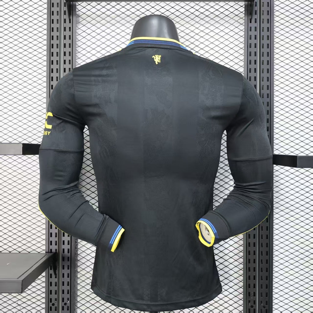 2025-26 Manchester City Second Away Player Version Long sleeves