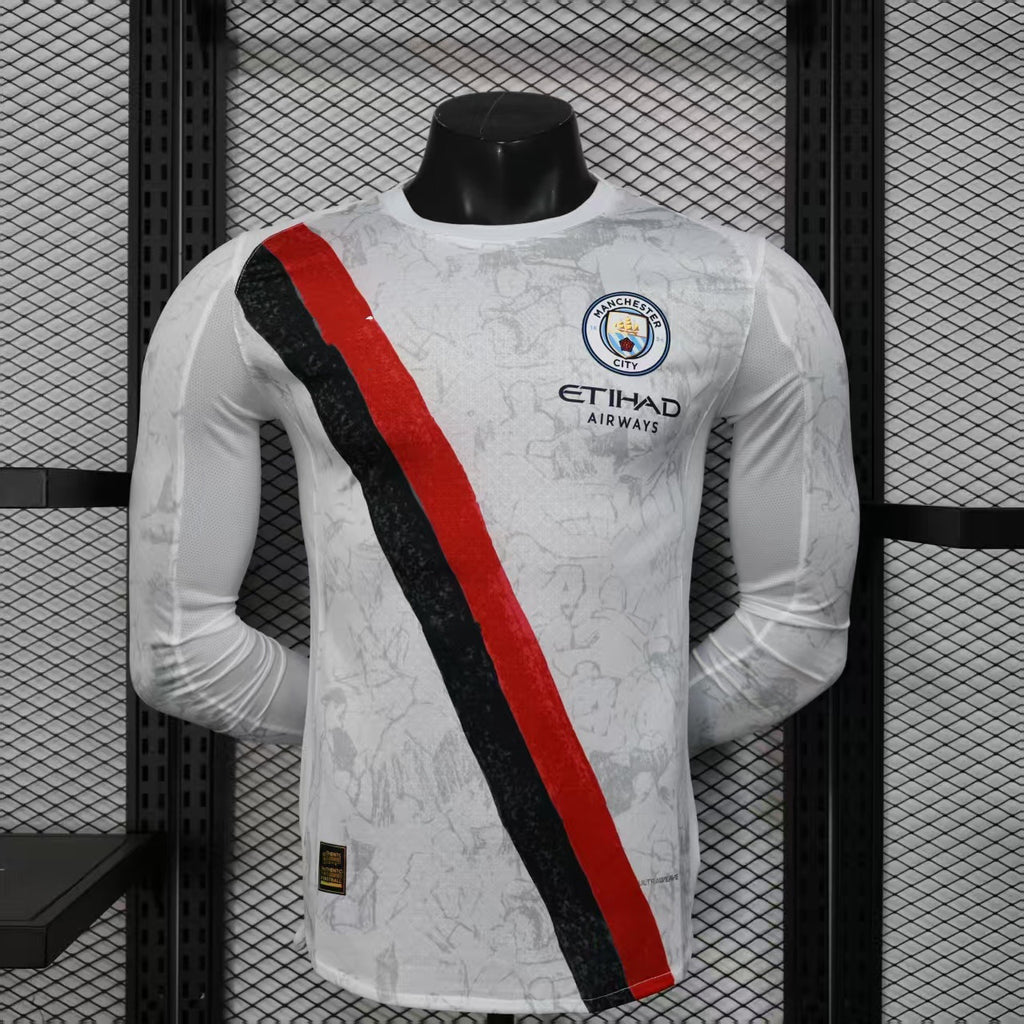 2025-26 Manchester City Away Player Version Long sleeves