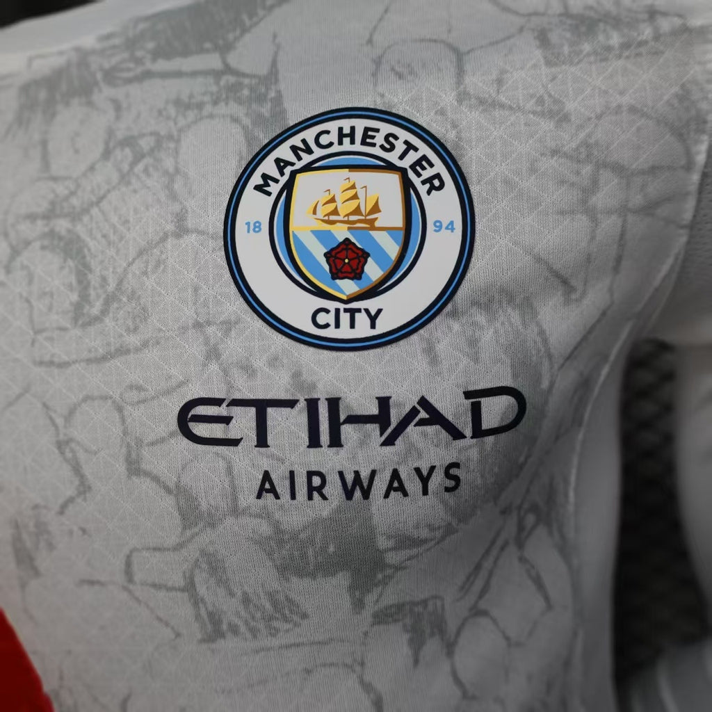 2025-26 Manchester City Away Player Version Long sleeves