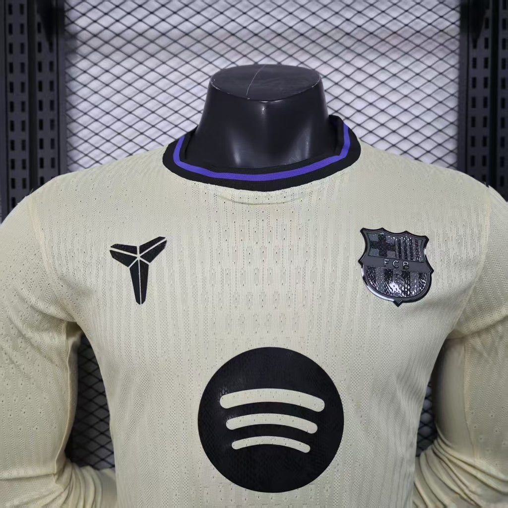 2025-26 Barcelona Away Player Version Long sleeves