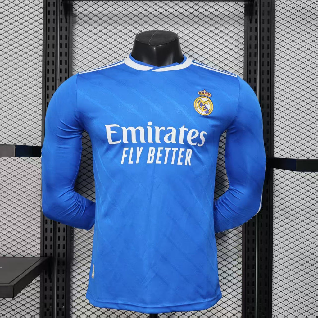 2025-26 Real Madrid Second Away Player Version Long-sleeves