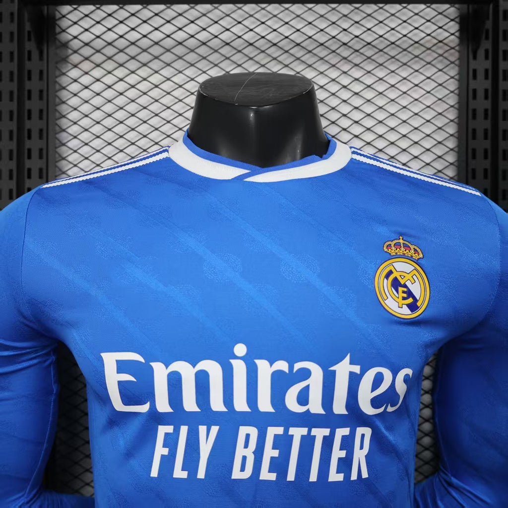 2025-26 Real Madrid Second Away Player Version Long-sleeves