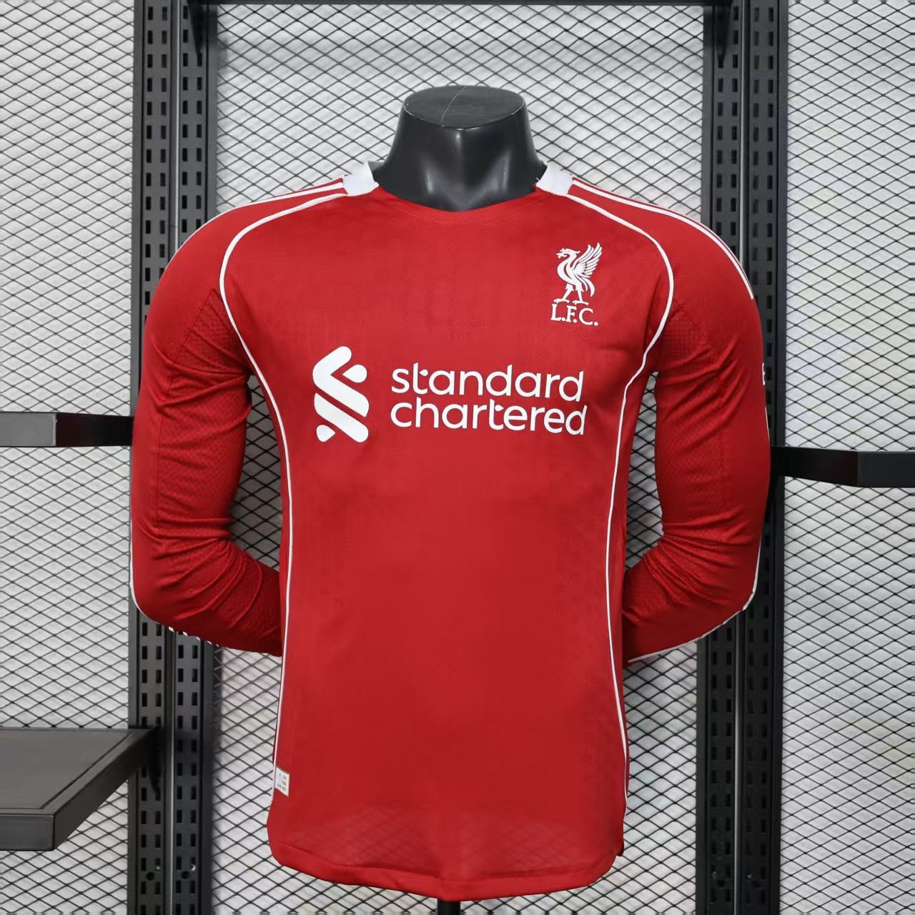2025-26 Liverpool Home Player Version Long sleeves