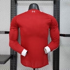 2025-26 Liverpool Home Player Version Long sleeves