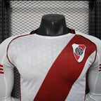 2025-26 River Plate White Player Version Long sleeves