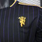 Manchester United 2025/26 Casual-Trikot, schwarze Spielerversion