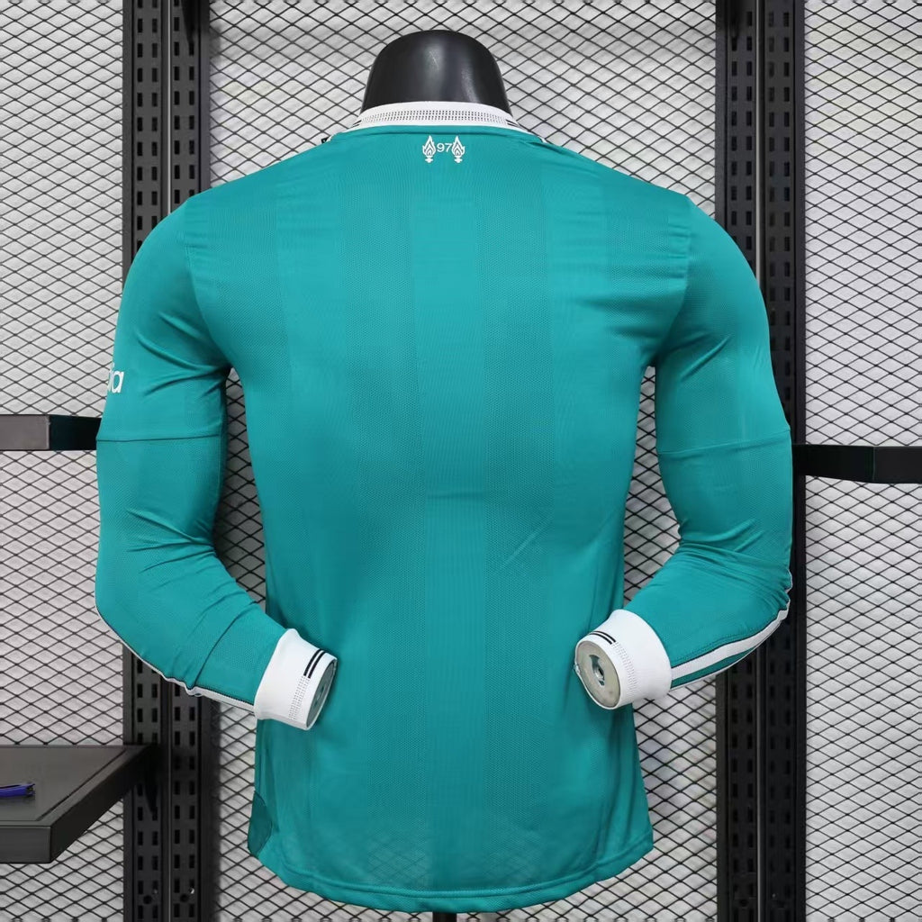 2025-26 Liverpool Second Away Player Version Long sleeves