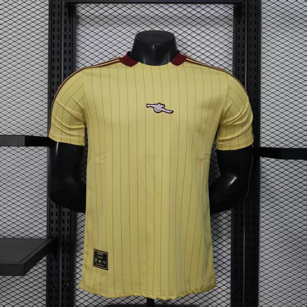2025-26 Arsenal Casual Style Yellow Player