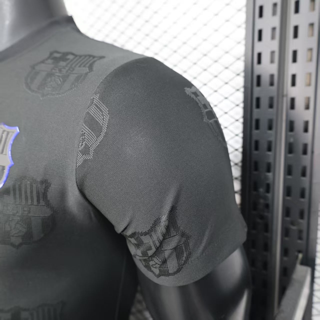 2025-26 Barcelona Black Special White Team Emblem Player