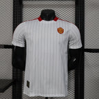 Manchester United Trikot 2025/26, lässiger Stil, weiße Spielerversion