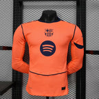 2025-26 Barcelona Second Away Player Version Long sleeves