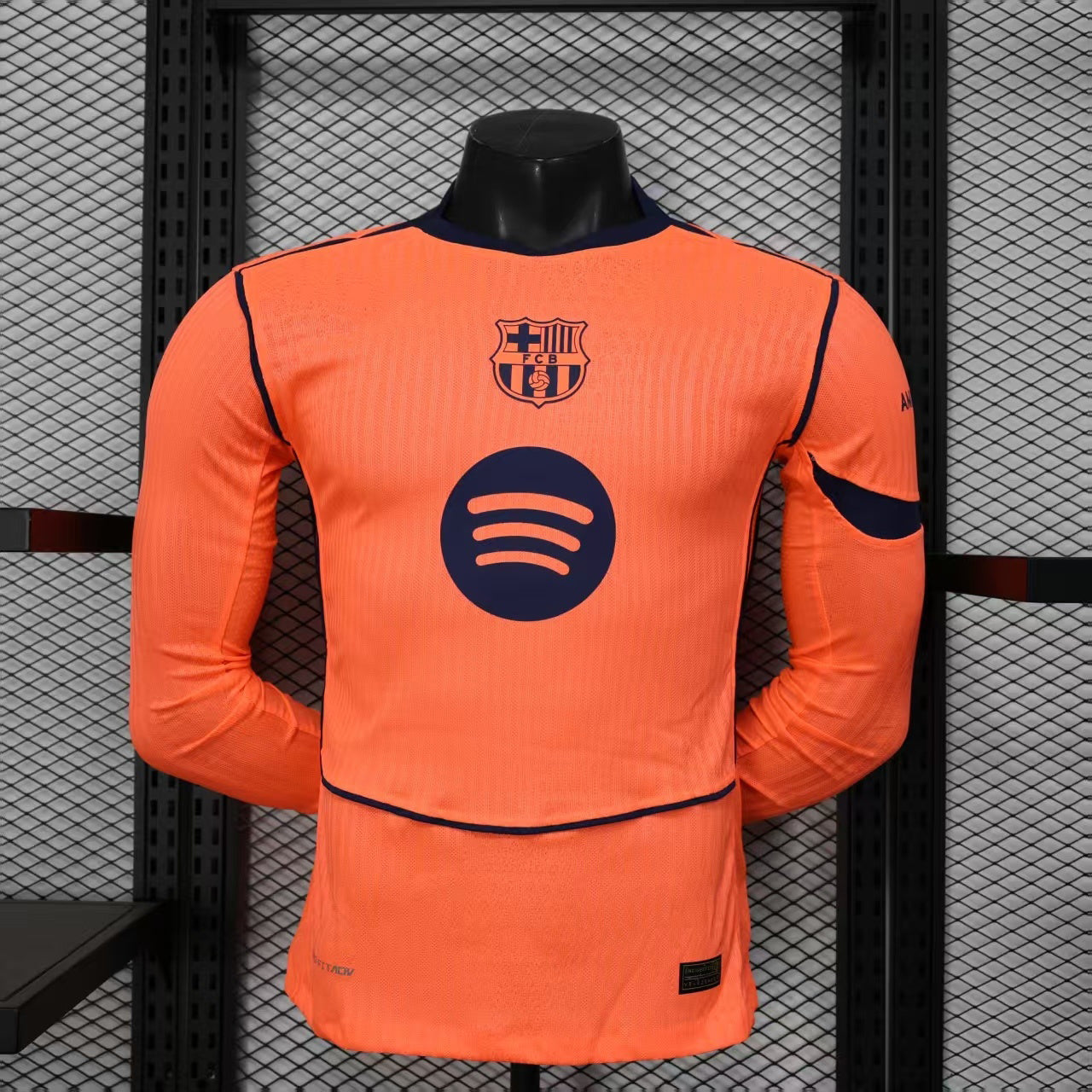 2025-26 Barcelona Second Away Player Version Long sleeves