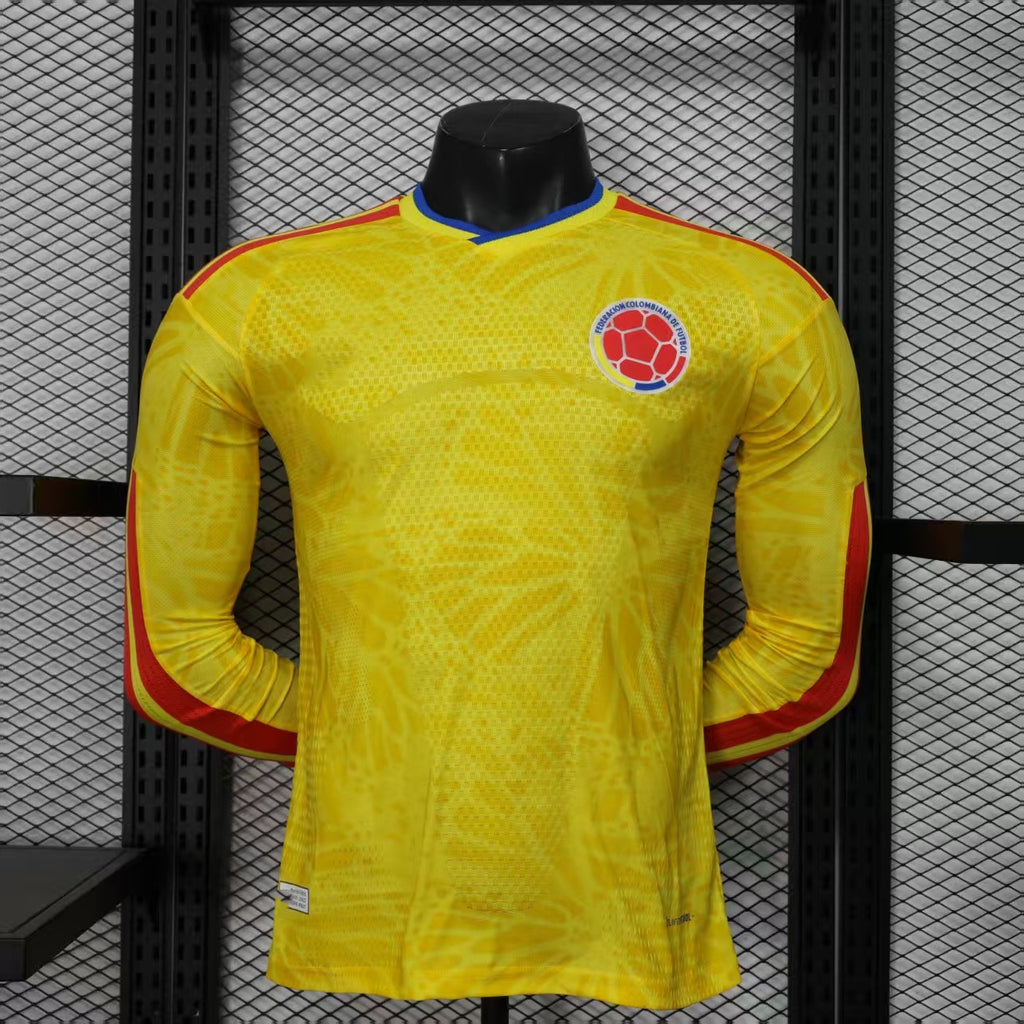 2026-27 Kolumbien Heimtrikot Spielerversion Langarm