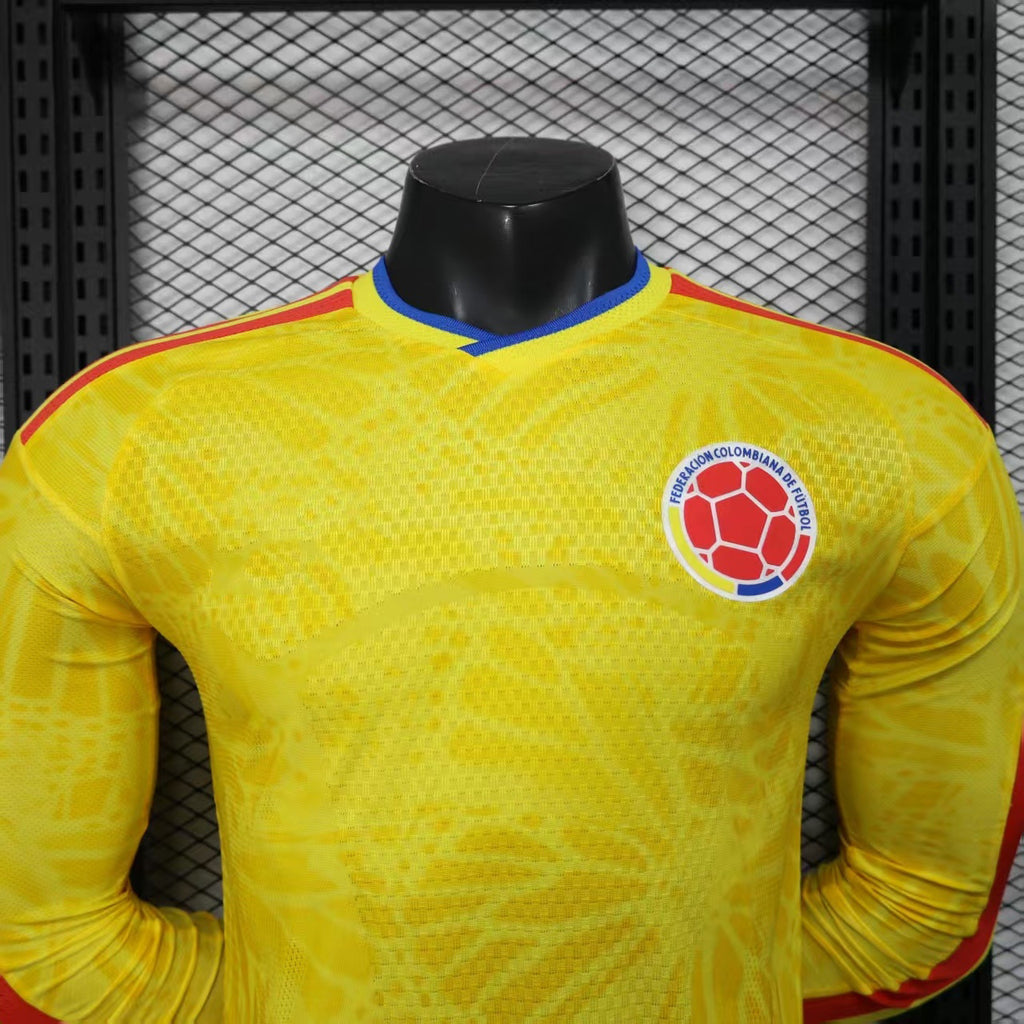 2026-27 Kolumbien Heimtrikot Spielerversion Langarm