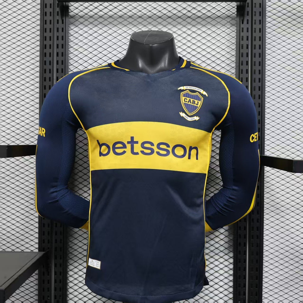 2025-26 Boca Juniors Home Player Version Long sleeves