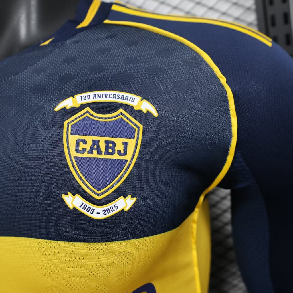 2025-26 Boca Juniors Home Player Version Long sleeves