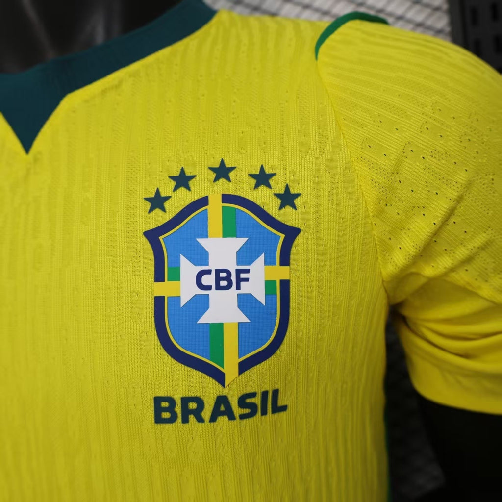2026 Brazil Home Player S-4XL