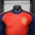 2026-27 Spain Home Player Version Long sleeves