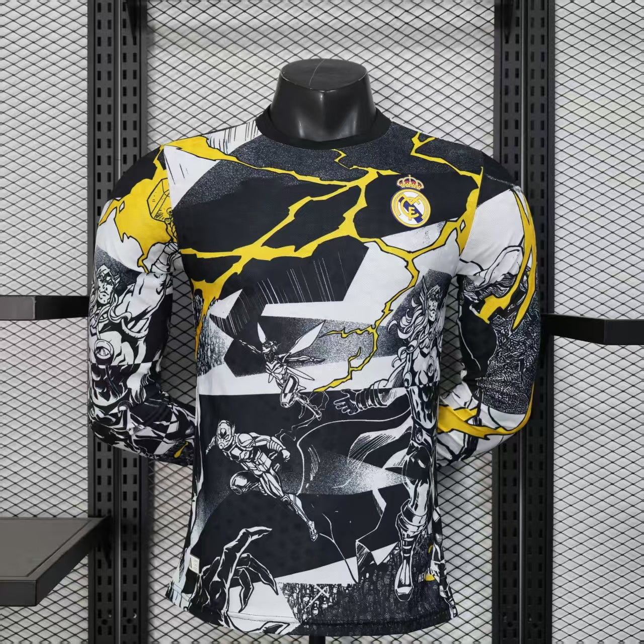 2025-26 Real Madrid Marvel Special Player Version Long-sleeves