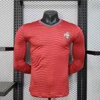 Camiseta de jugador visitante del Real Madrid 2025-26 de manga larga