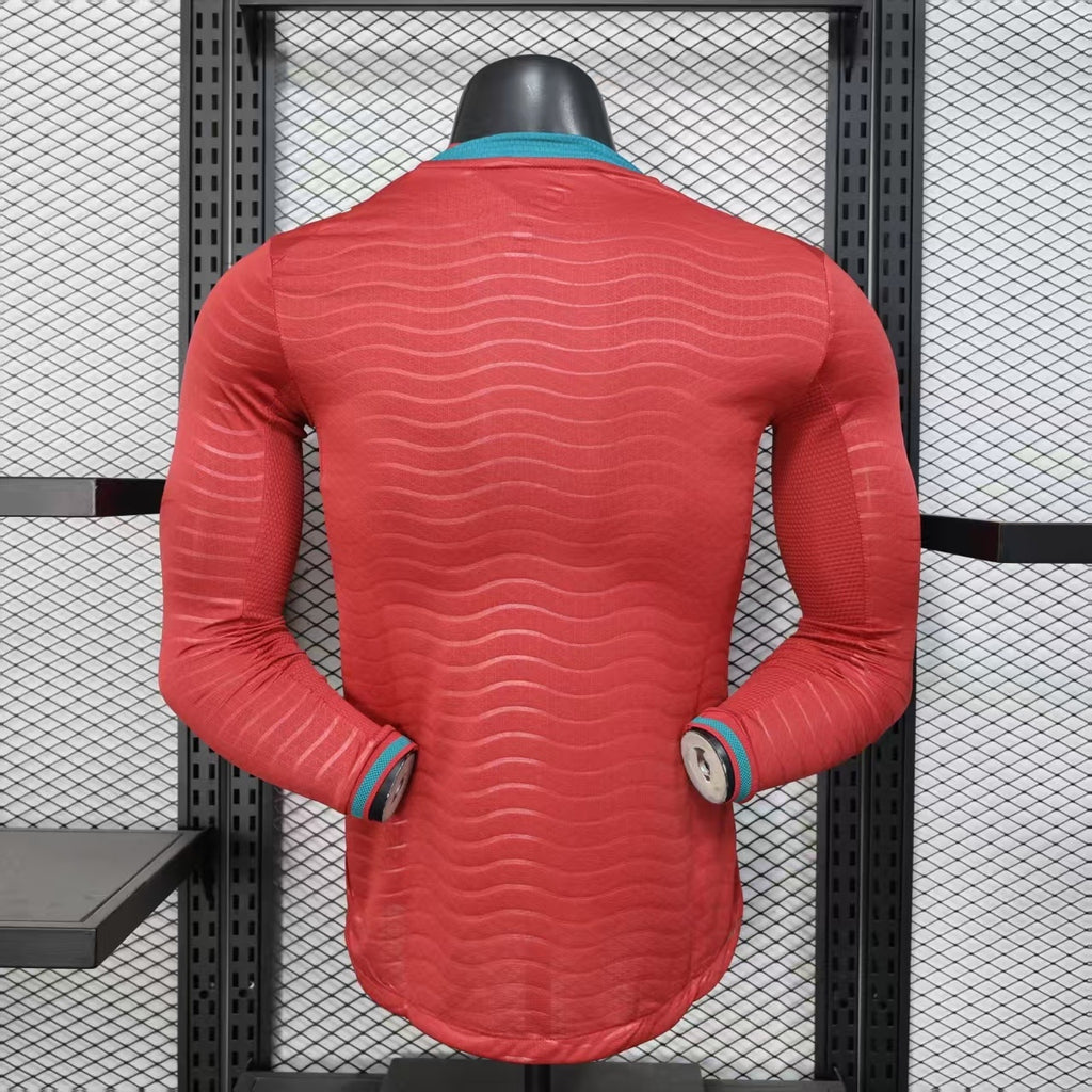 Camiseta de jugador visitante del Real Madrid 2025-26 de manga larga