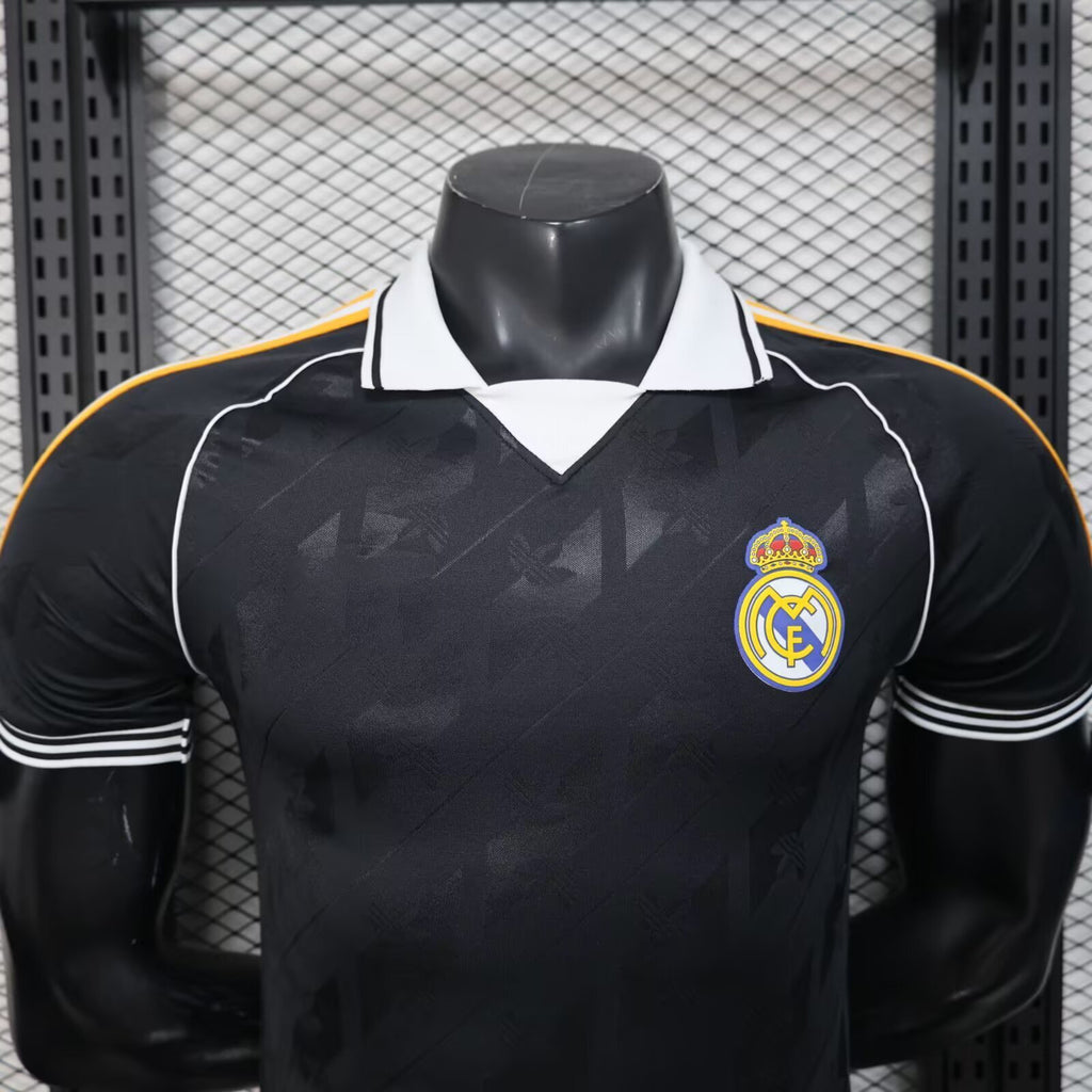 Real Madrid Schwarzes Polo-Spielertrikot 2026/27