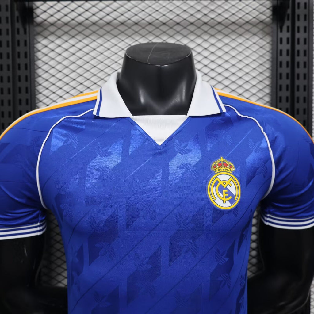 Real Madrid Blaues Polo-Spielertrikot 2026/27